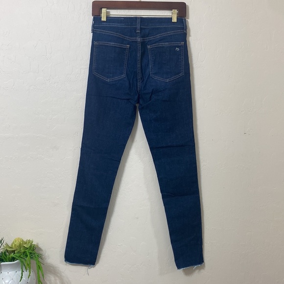 Rag and Bone 10 inch High Rise Ankle Skinny Jeans Size 27 - Picture 3 of 13